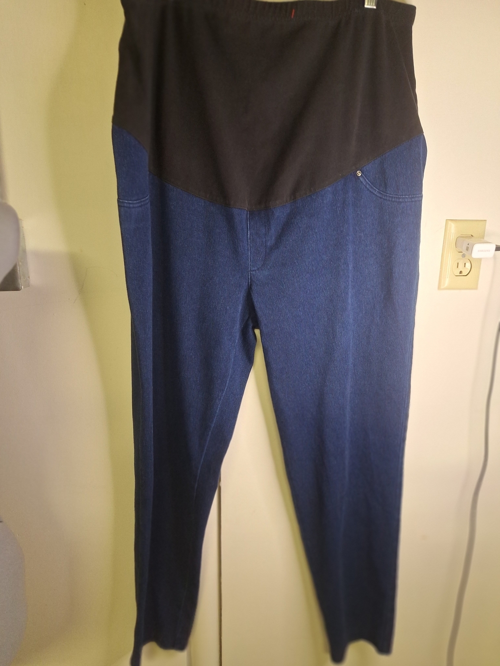 Blue Jean Maternity Straight Leg Jeans Size XXL